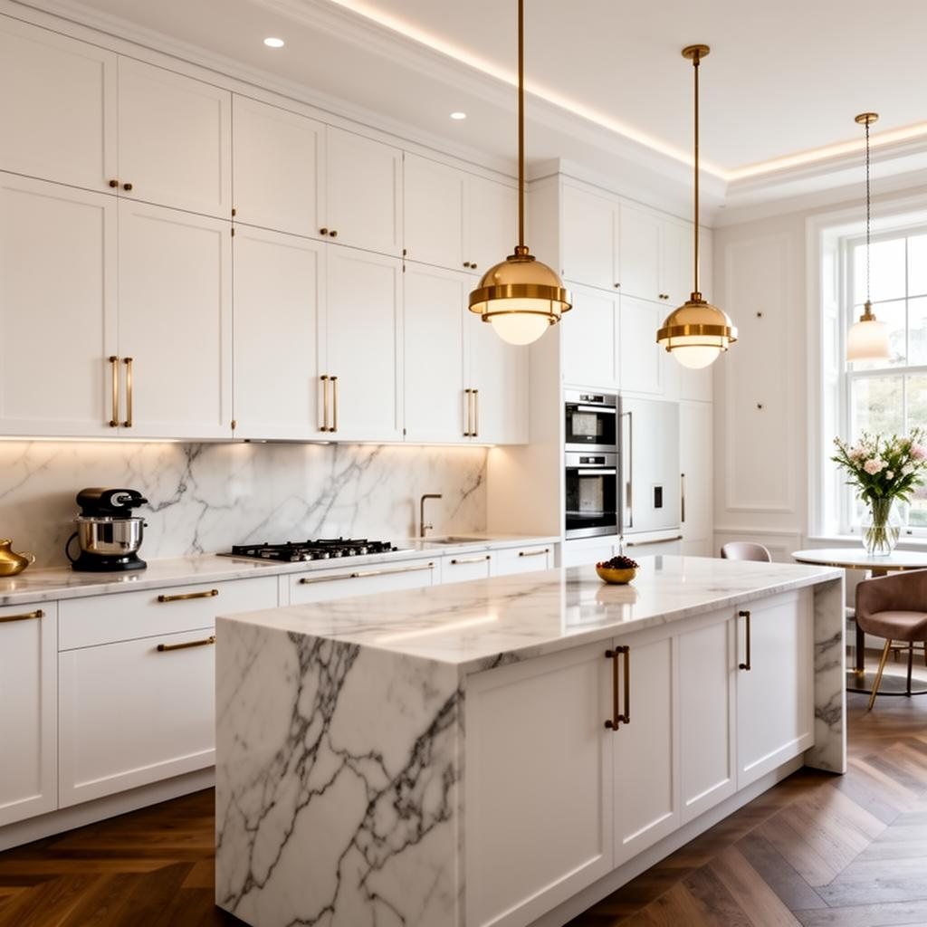 Interior material and lighting detail