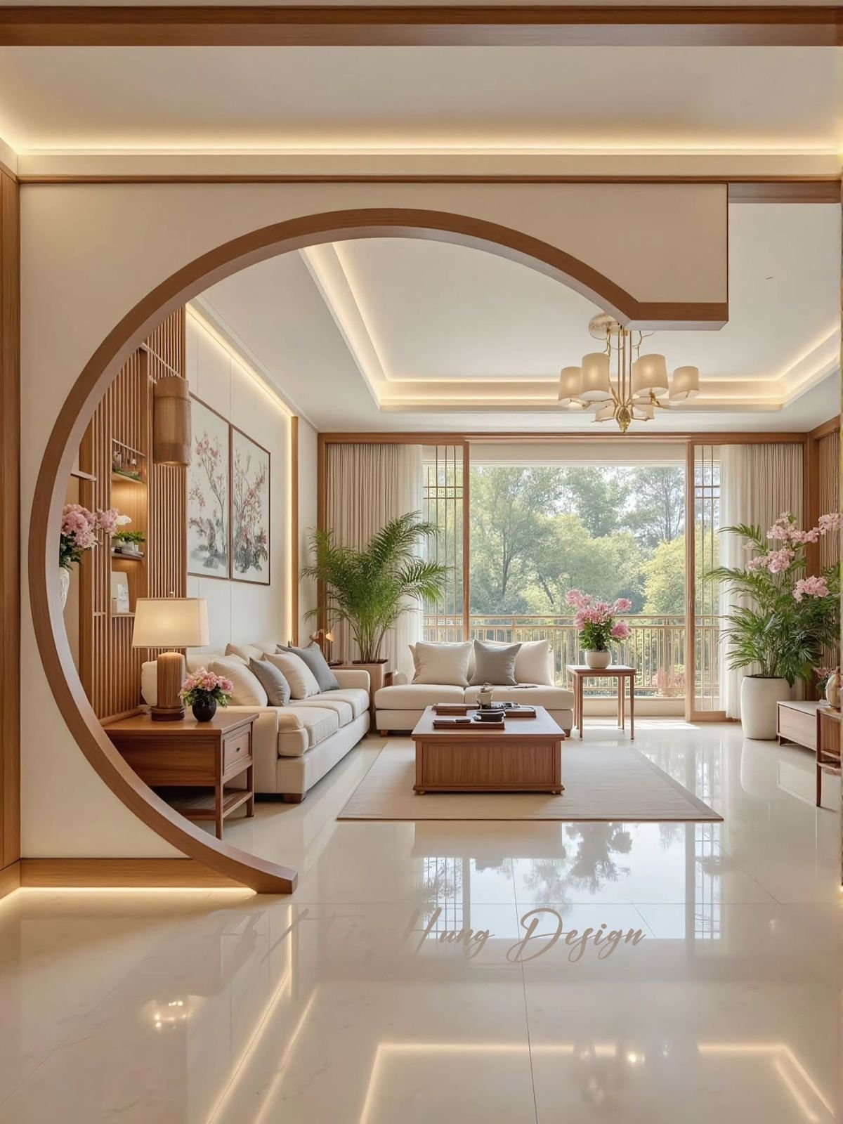 Premium dining and living interior