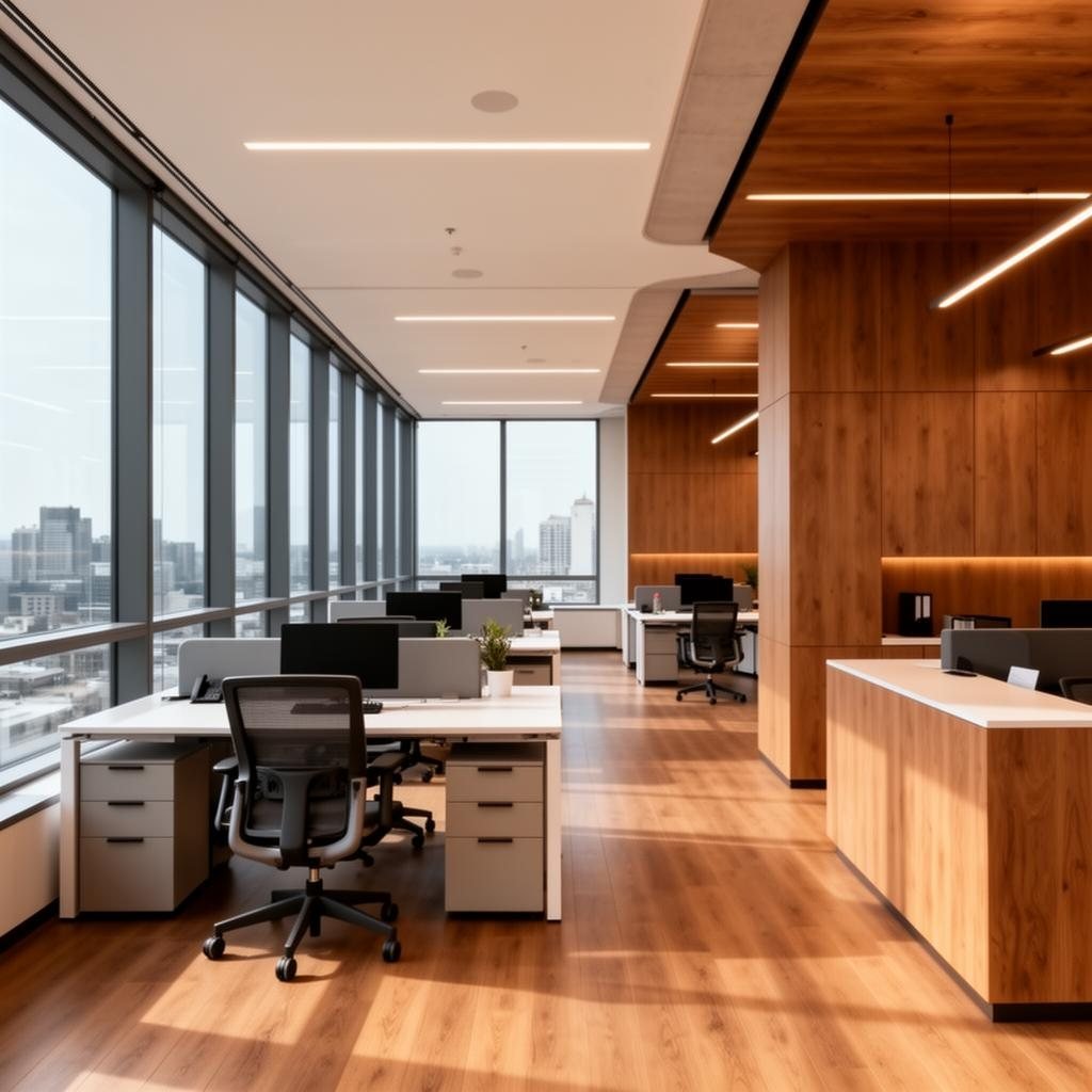 Interior design consultation and material discussion